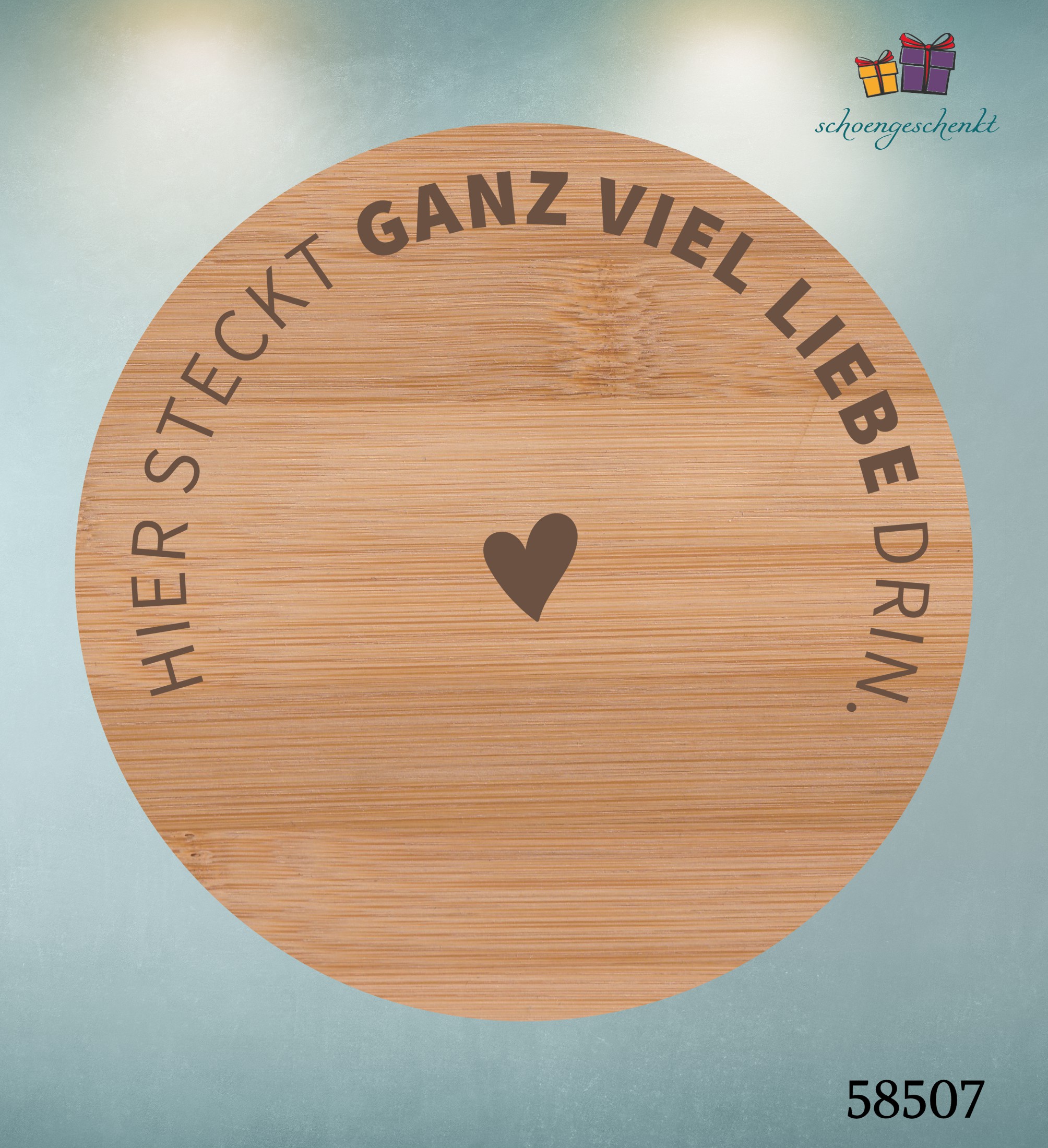 Hier steckt ganz viel Liebe drin 🍪 Naschglas personalisiert