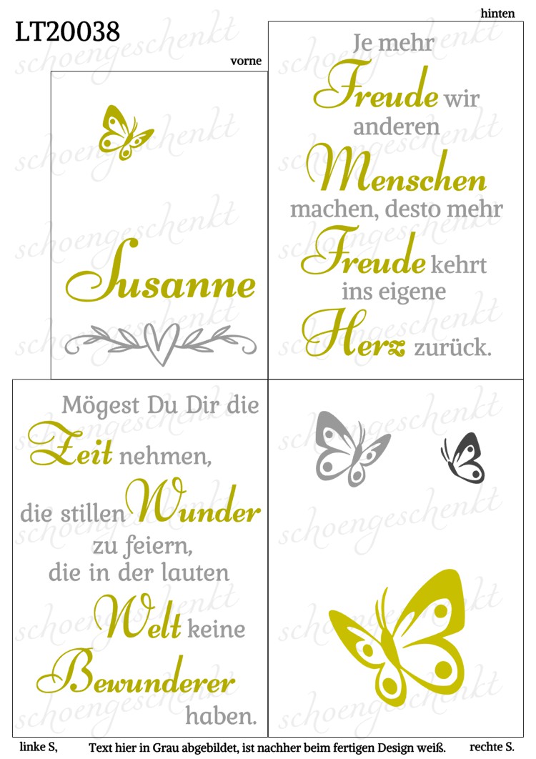 Mögest Du Dir die Zeit nehmen, die stillen Wunder zu feiern, die in der lauten Welt zu wenig Bewunderer haben. 🦋 Laterne Zitate