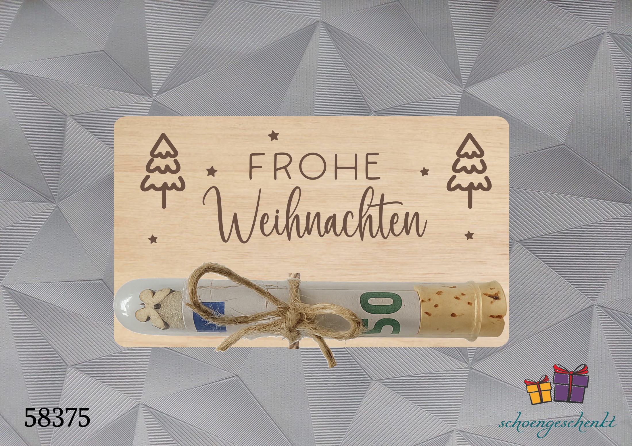 Frohe Weihnachten 🌲Geldgeschenkkarte