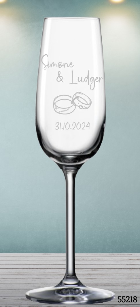 Sektglas 🥂 Hochzeit