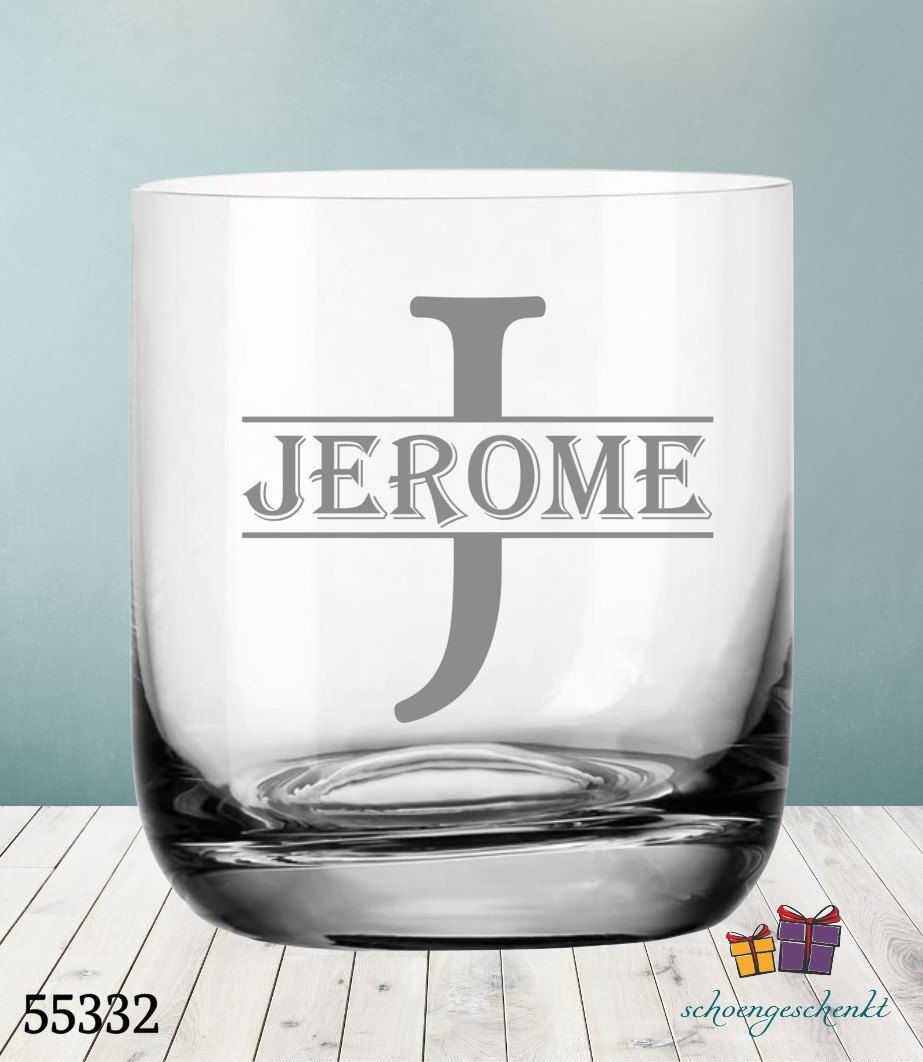 Whiskyglas mit Monogramm - Gravur🥃