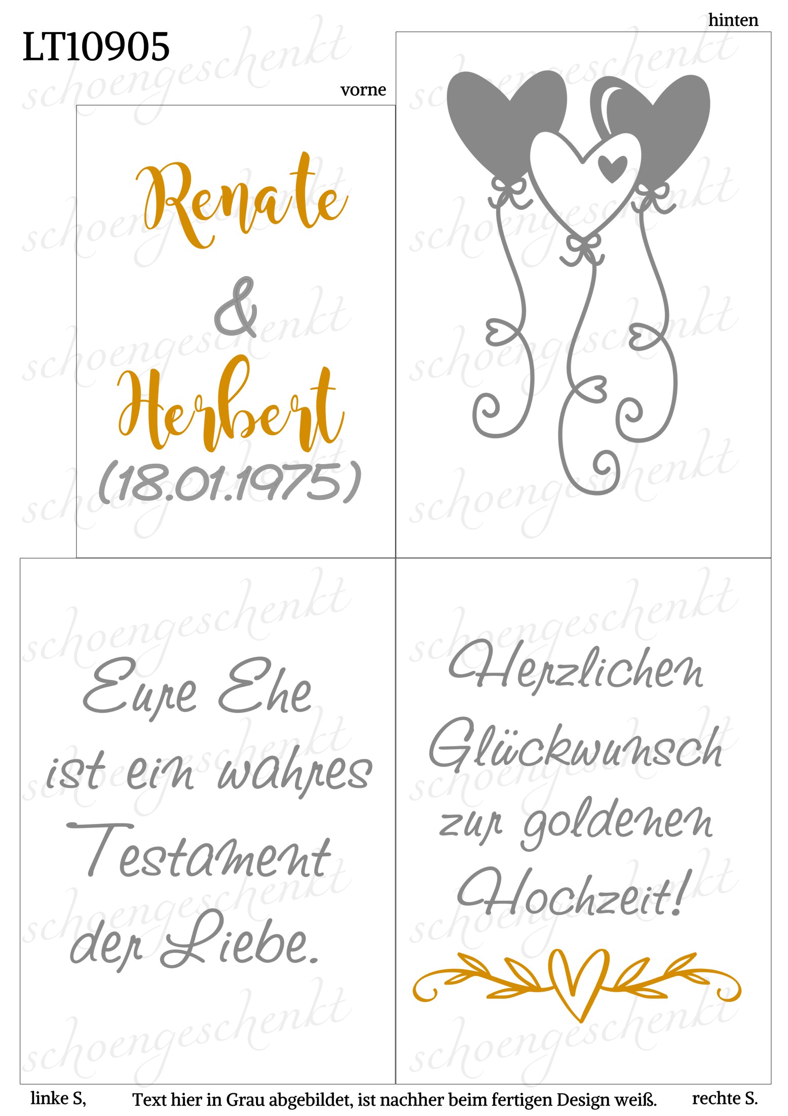  Eure gemeinsame Reise ist ein leuchtendes Beispiel für die wahrhaftige Liebe 💛 Laterne Goldene Hochzeit