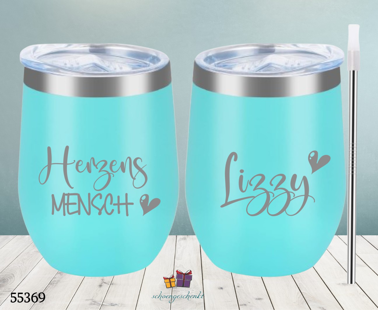 Herzensmensch.  Wein ToGo Becher