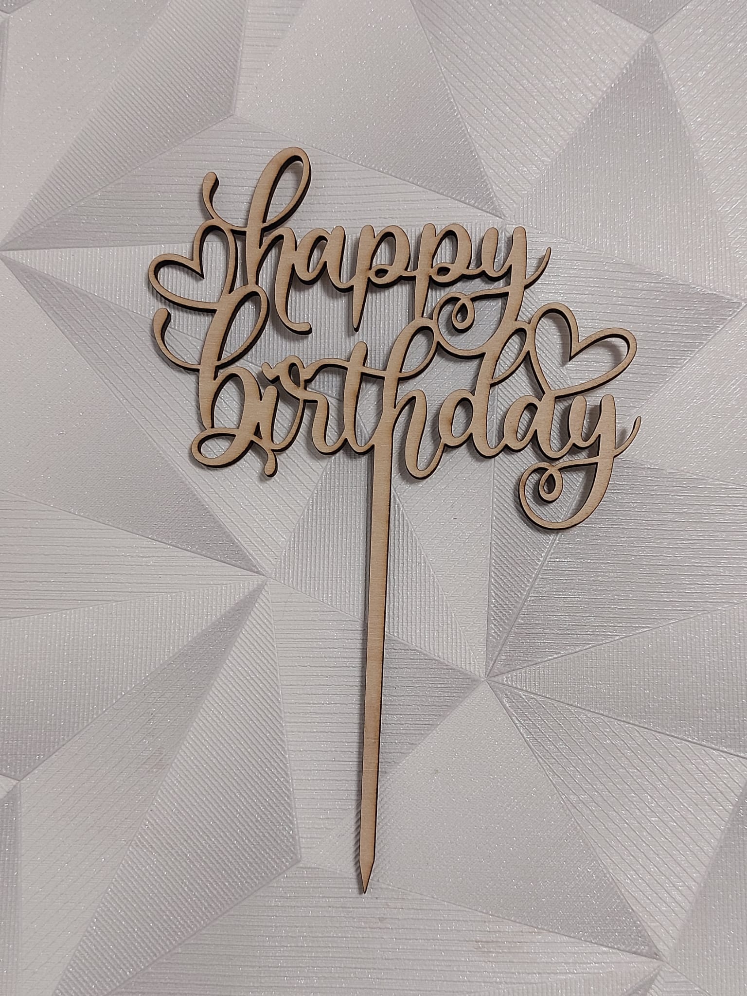 Cake Topper „Happy Birthday“
