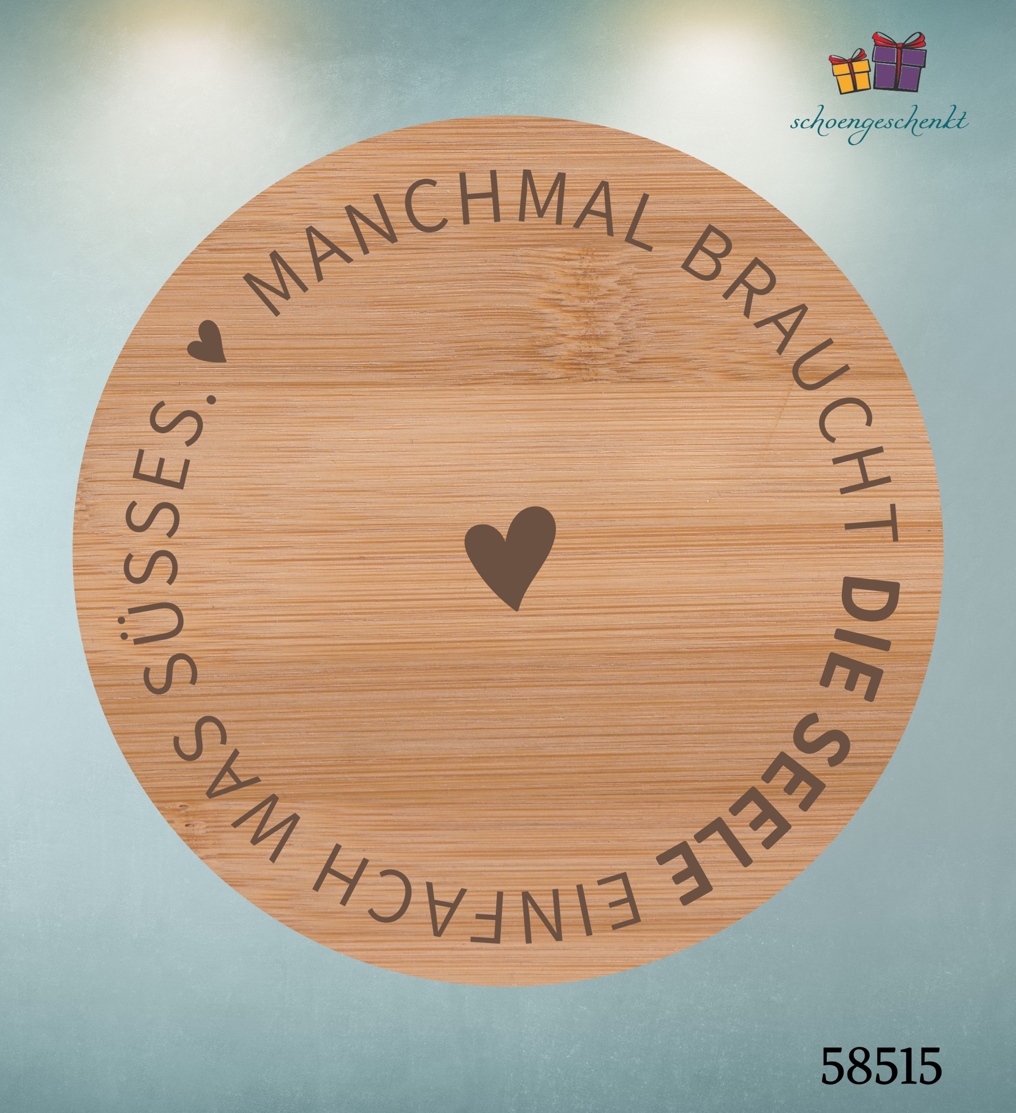 Manchmal braucht die Seele einfach was Süsses. 🍪 Naschglas personalisiert