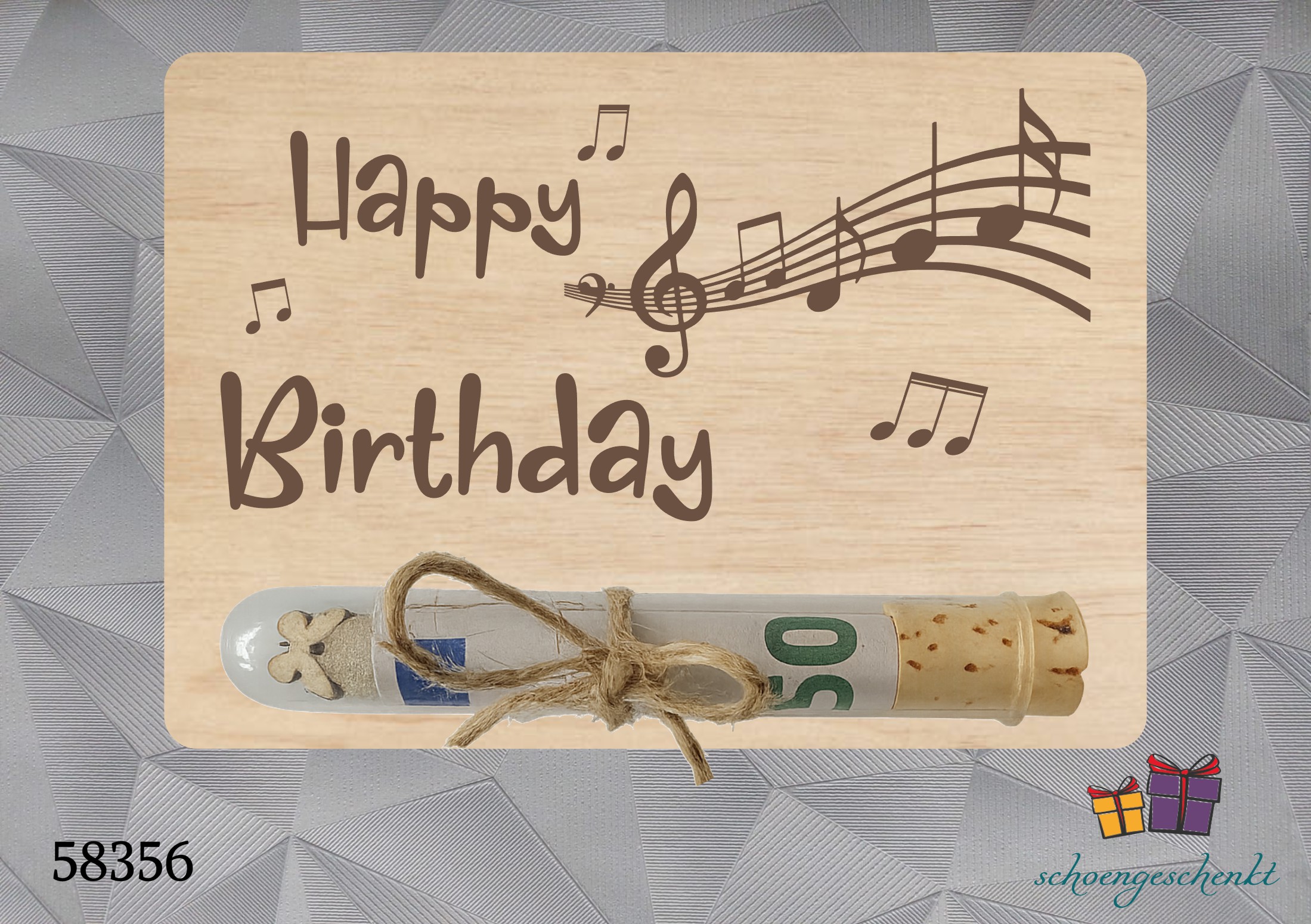 Ein Geschenk voller Klang und Gefühl 🎵 Geldgeschenkkarte
