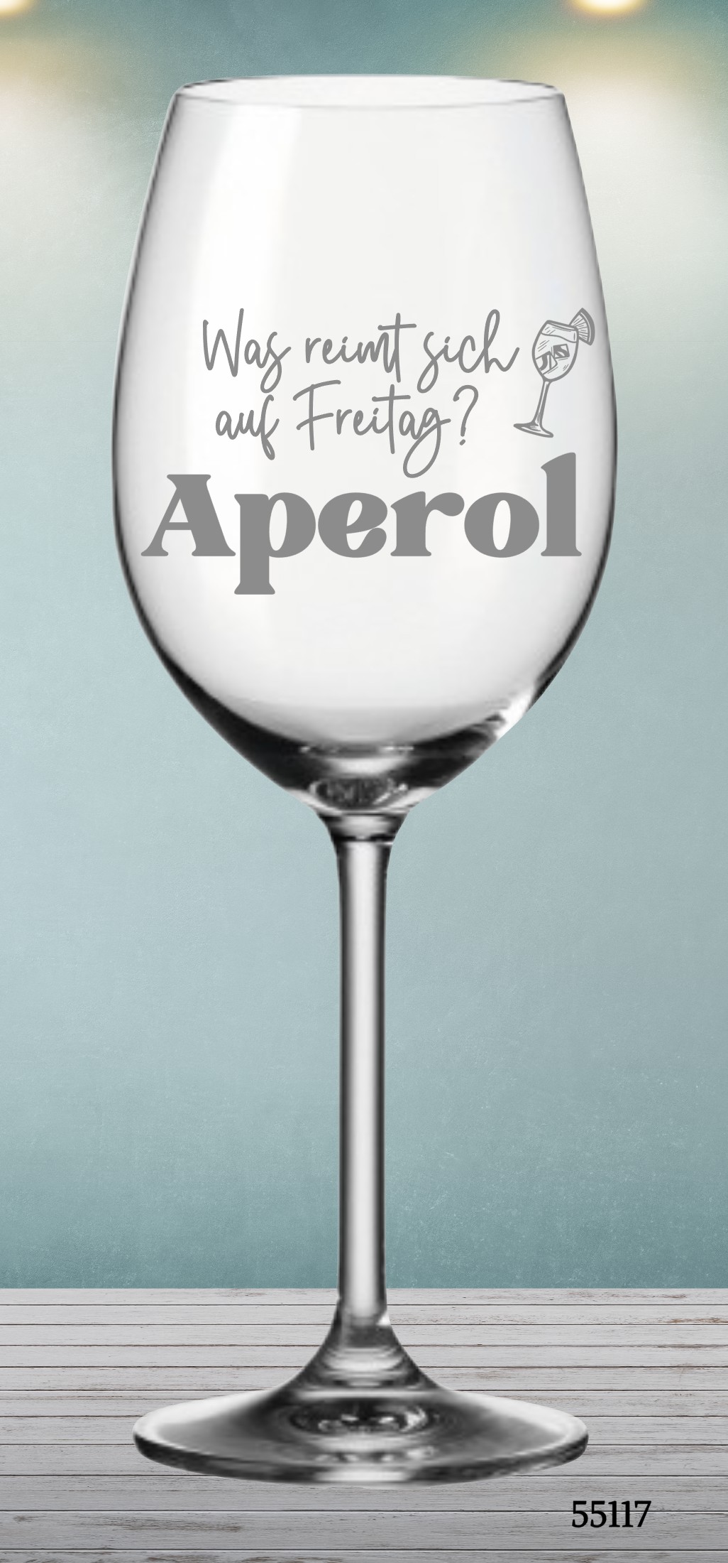 Was reimt sich auf Freitag? Aperol 🍹 Aperolglas