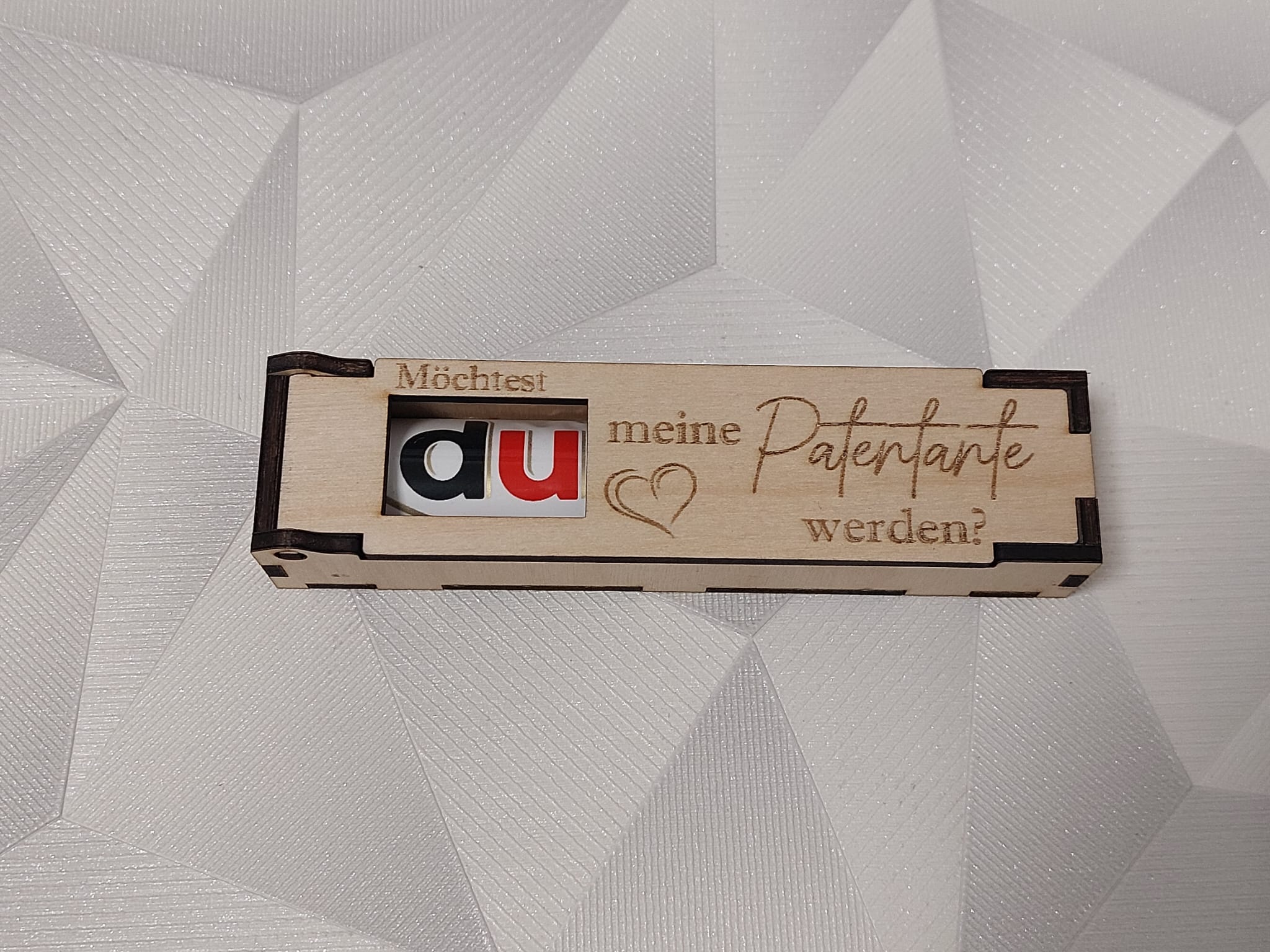 Möchtest DU meine Patentante werden? ❤️Duplobox 🍫