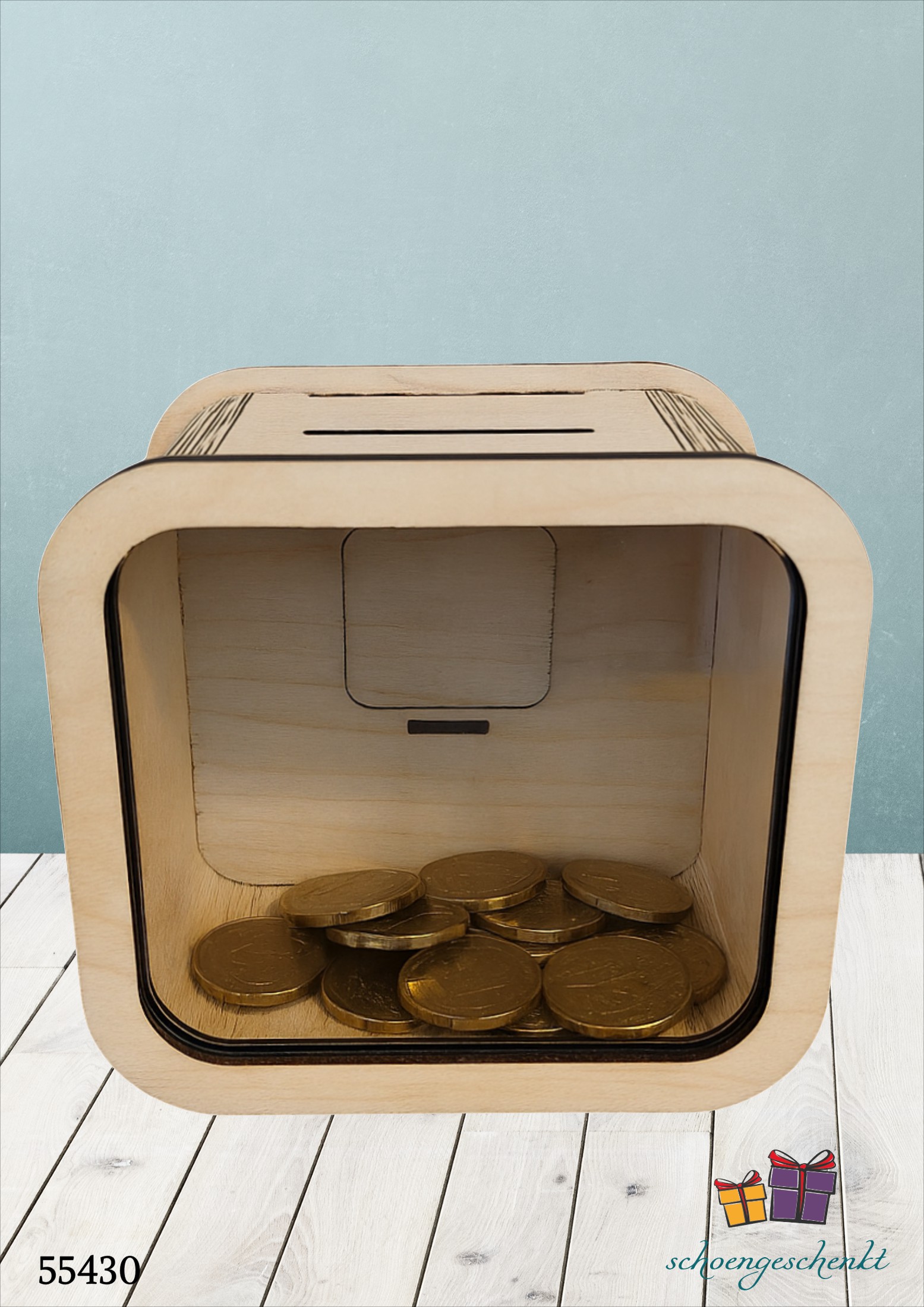 Individuell gravierte Spardose