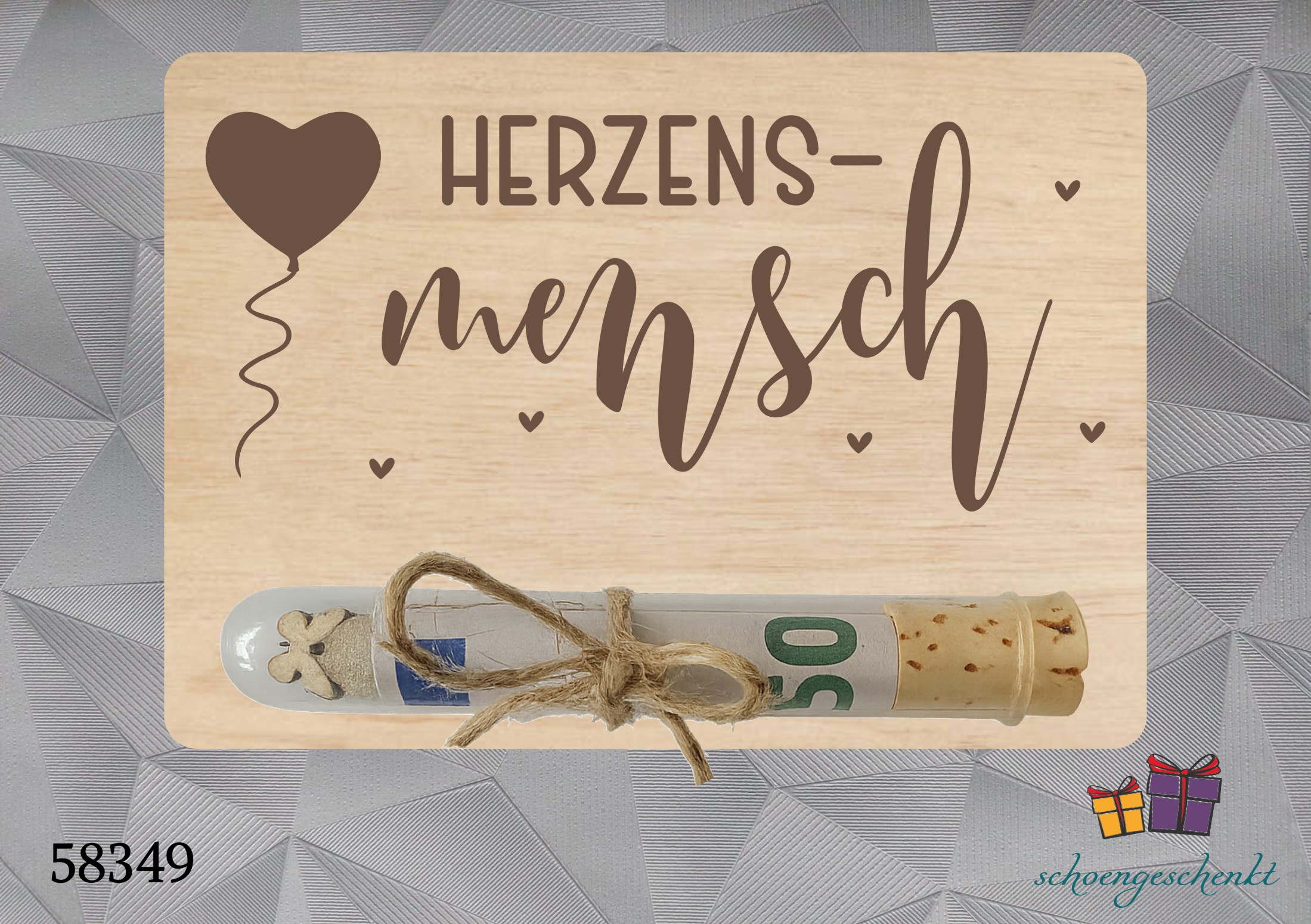 Herzensmensch ❤️ Geldgeschenkkarte