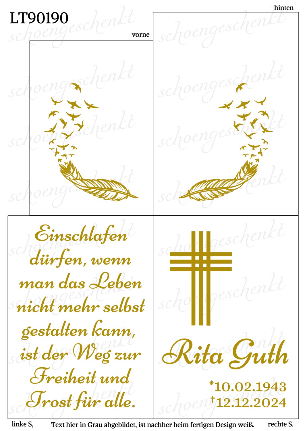  Einschlafen dürfen, wenn man das Leben nicht mehr selbst gestalten kann, ist der Weg zur Freiheit – und Trost für alle, die zurückbleiben.  ❤️ Laterne Trauer