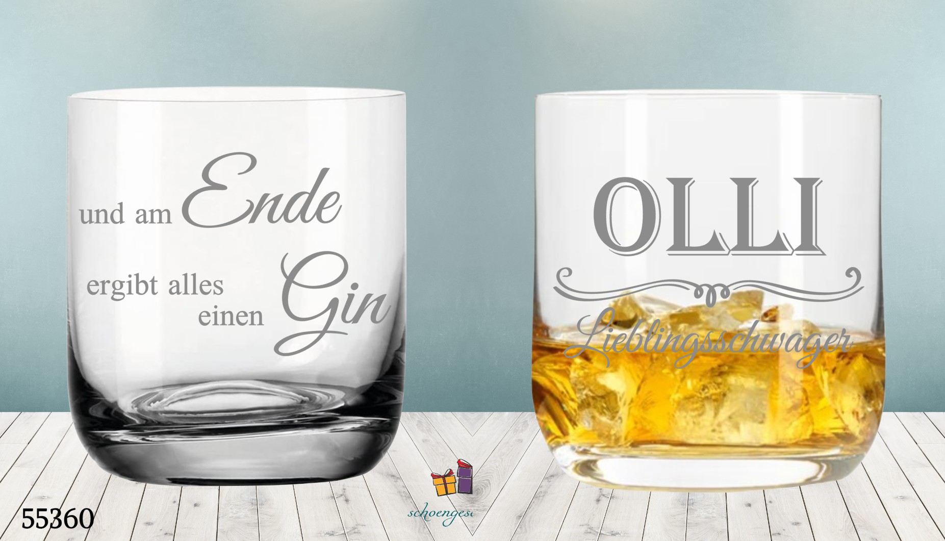 Und am Ende ergibt alles einen Gin - Perfekt für den Lieblingsschwager 🥃 Ginglas