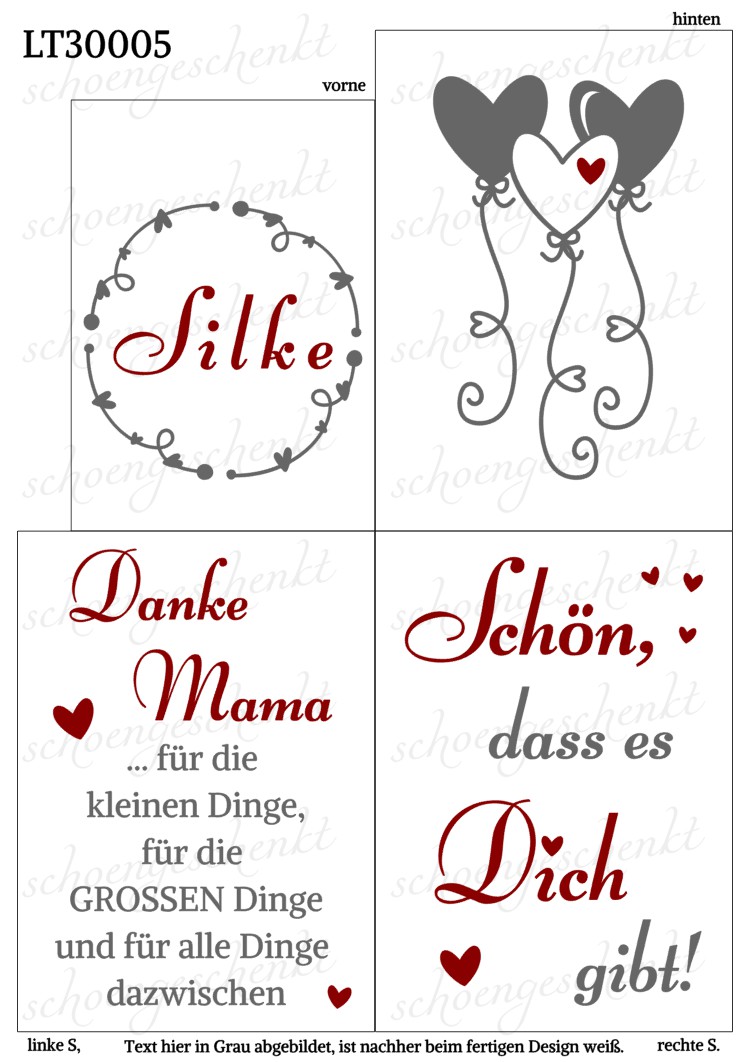 Danke Mama … für die kleinen Dinge, für die GROSSEN Dinge und für alle Dinge dazwischen ❤️ Laterne Mama