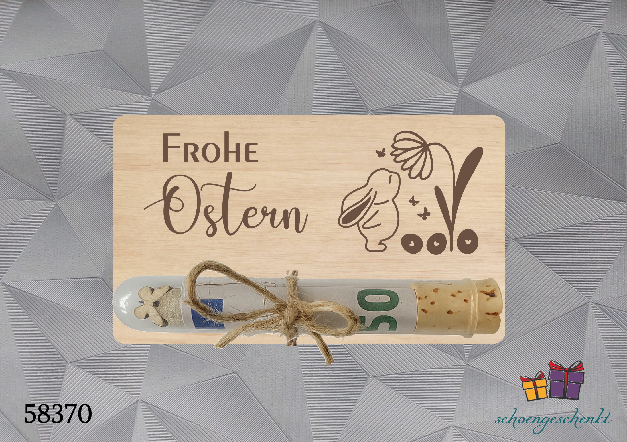 Frohe Ostern 🐰 Geldgeschenkkarte