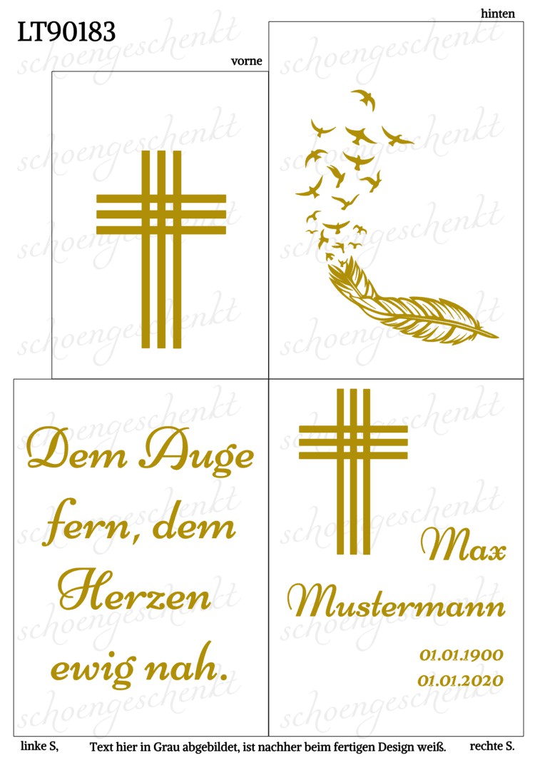 Dem Auge fern, dem Herzen ewig nah. ❤️ Laterne Trauer