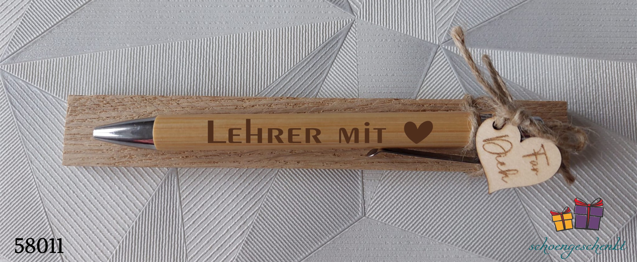 Lehrer mit Herz❤️ Kugelschreiber