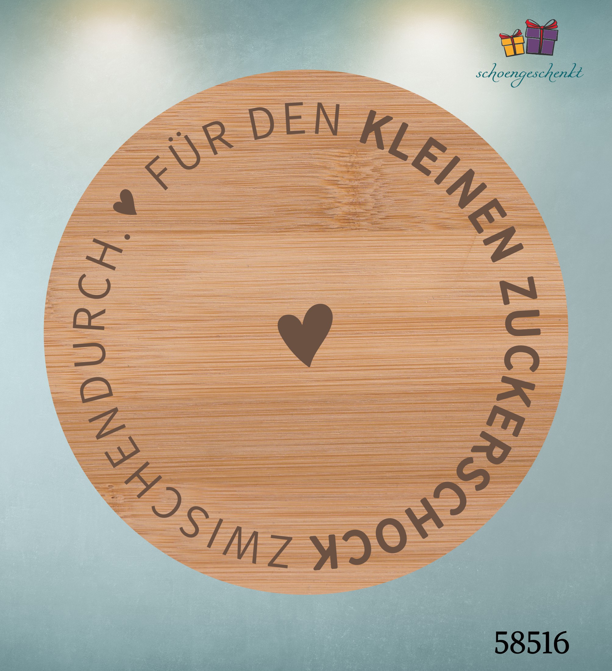 Für den kleinen Zuckerschock zwischendurch. 🍪 Naschglas personalisiert