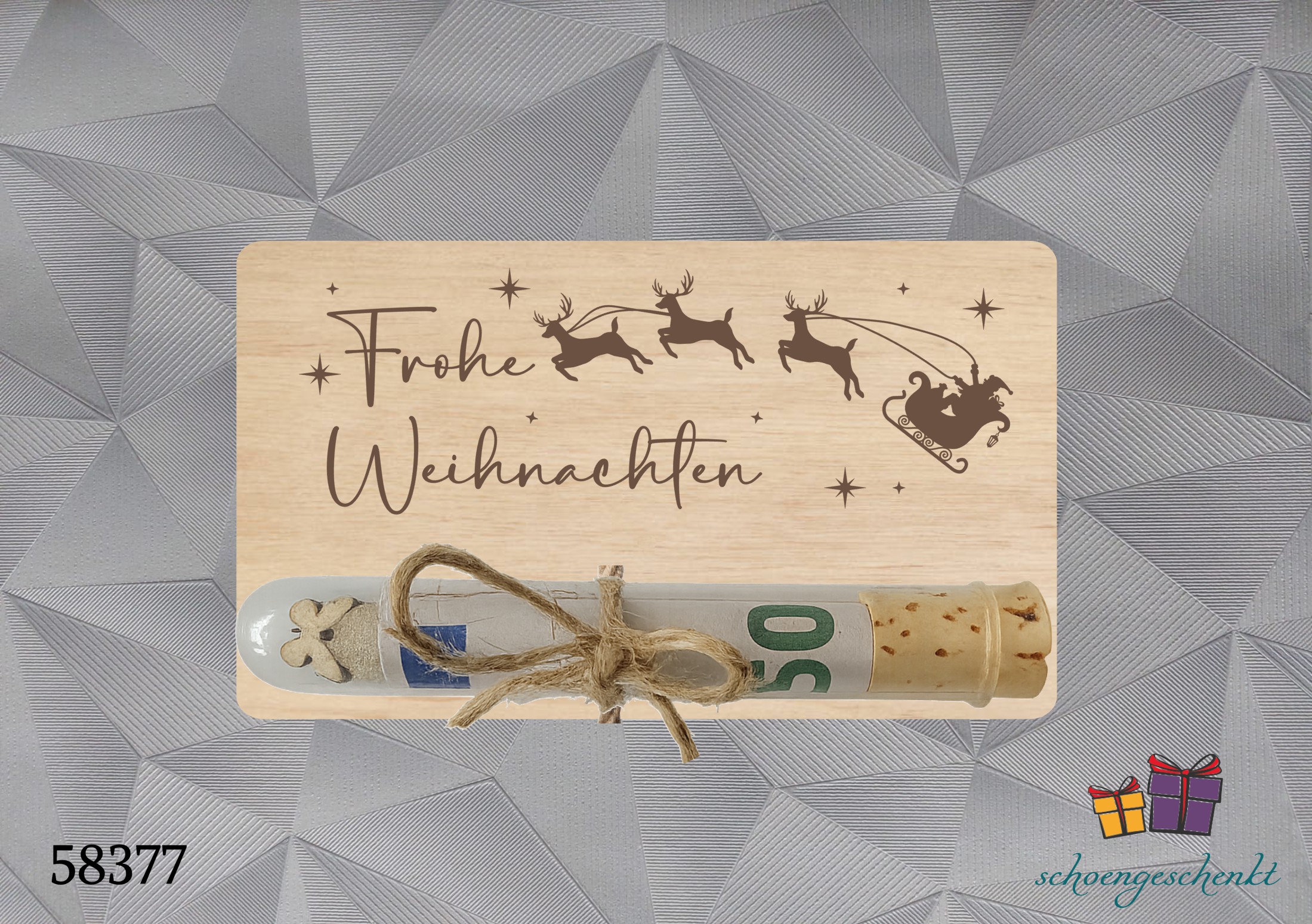 Frohe Weihnachten 🎅  Geldgeschenkkarte