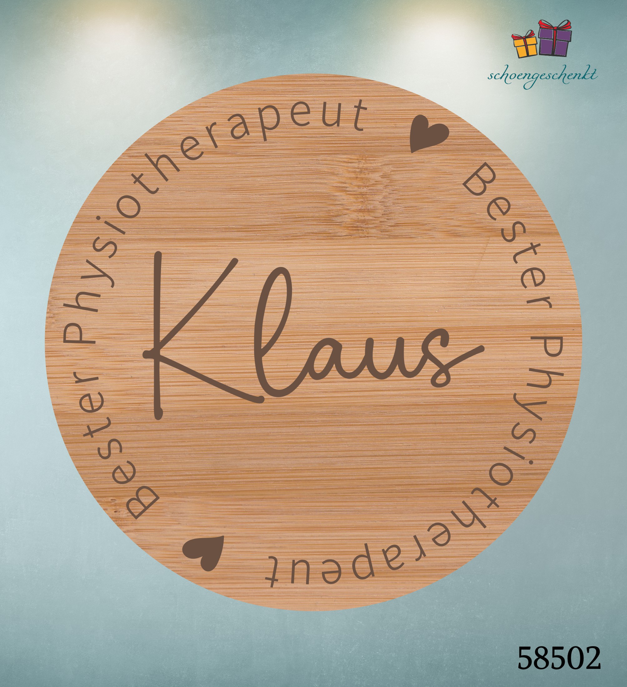 Bester Physiotherapeut 🍪 Naschglas personalisiert