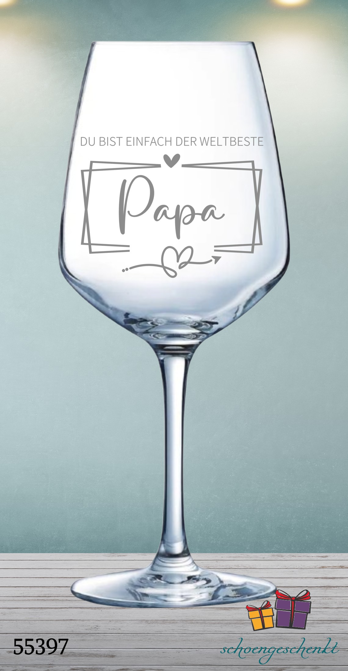 Du bist einfach der Weltbeste Papa🧡   Weinglas