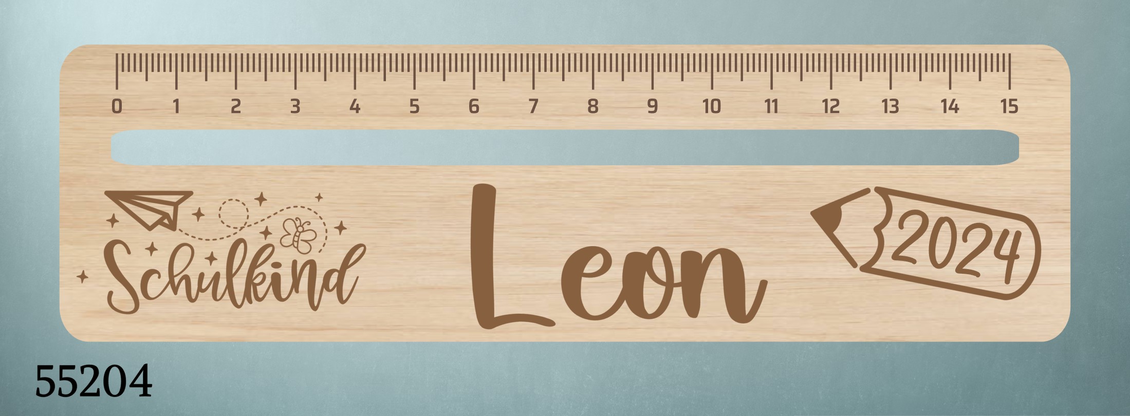 Lesehilfe mit Lineal📏Endlich Schulkind📏personalisiert zum Schulstart mit Namen & Jahr